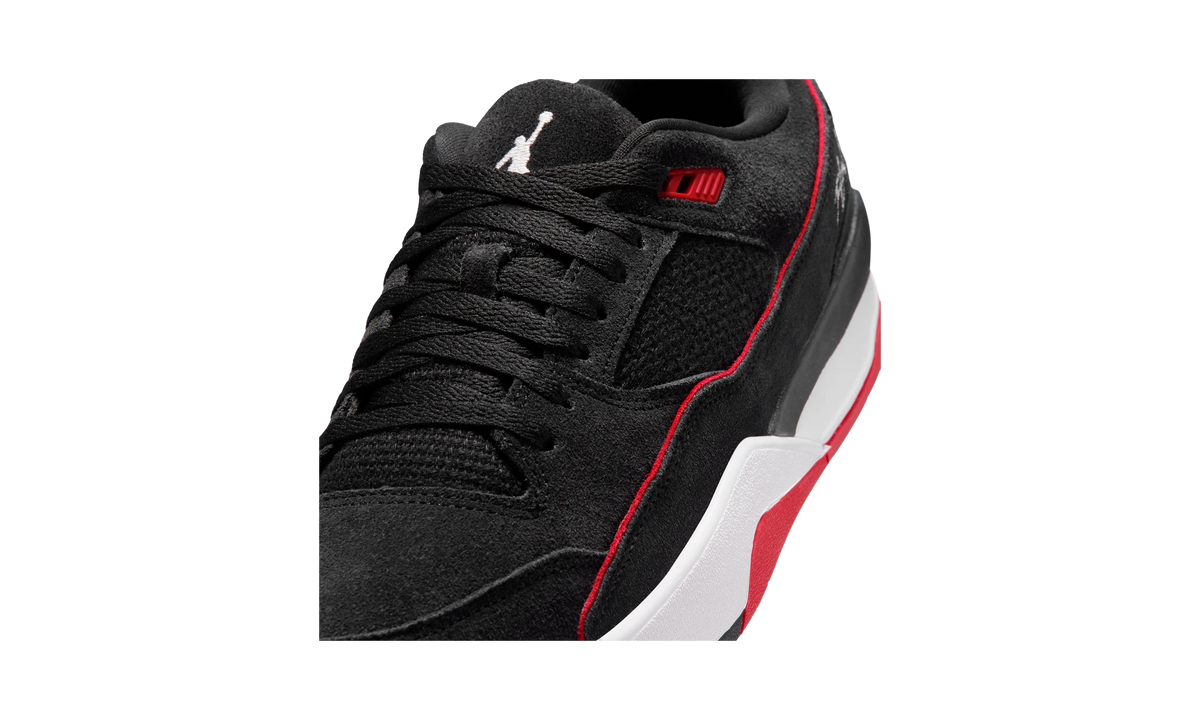 Overkicks - Air Jordan Flight Court Black/University Red/White (HF3255-016) - detalle lateral interior