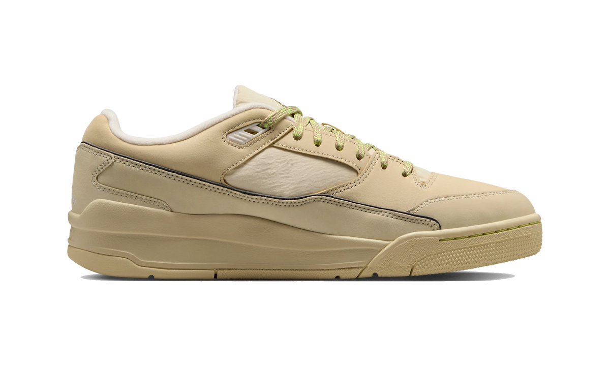 Overkicks - Air Jordan Flight Court Light Khaki Lemon Twist (HF3255-203) - detalle suela