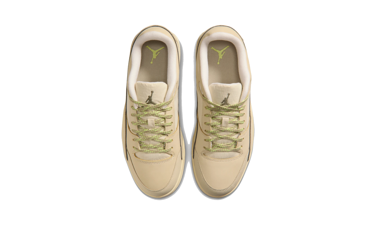 Overkicks - Air Jordan Flight Court Light Khaki Lemon Twist (HF3255-203) - vista superior