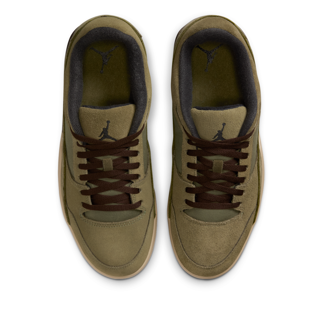 Overkicks - Air Jordan Flight Court Medium Olive Baroque Brown (HF3255-202) - par completo