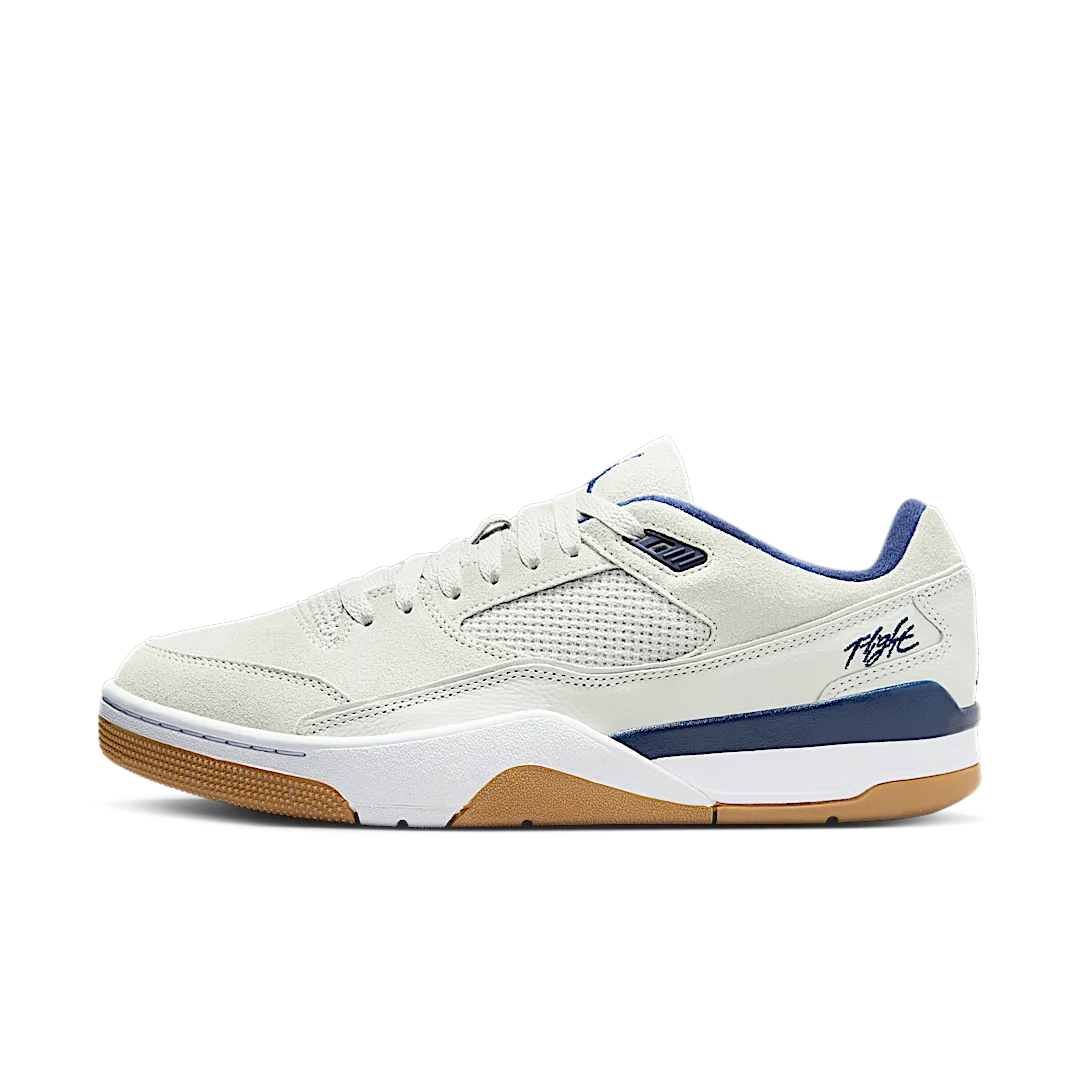 Overkicks - Air Jordan Flight Court Neutral Grey White Gum Light Brown Midnight Navy (HF3255-004) - vista lateral