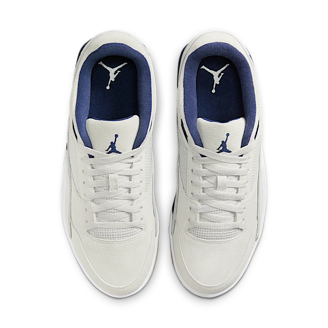 Overkicks - Air Jordan Flight Court Neutral Grey White Gum Light Brown Midnight Navy (HF3255-004) - par completo