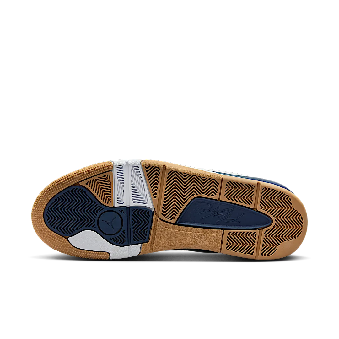Overkicks - Air Jordan Flight Court Neutral Grey White Gum Light Brown Midnight Navy (HF3255-004) - detalle suela