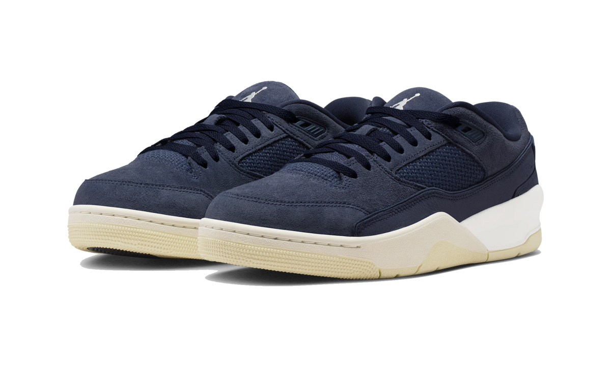 Overkicks - Air Jordan Flight Court Obsidian Coconut Milk (HF3255-401) - vista trasera