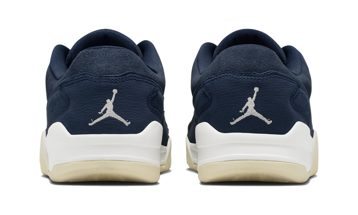 Overkicks - Air Jordan Flight Court Obsidian Coconut Milk (HF3255-401) - detalle talón