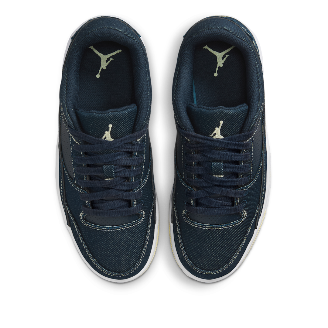 Overkicks - Air Jordan Flight Court Obsidian White Alabaster (IH4489-451) - par completo