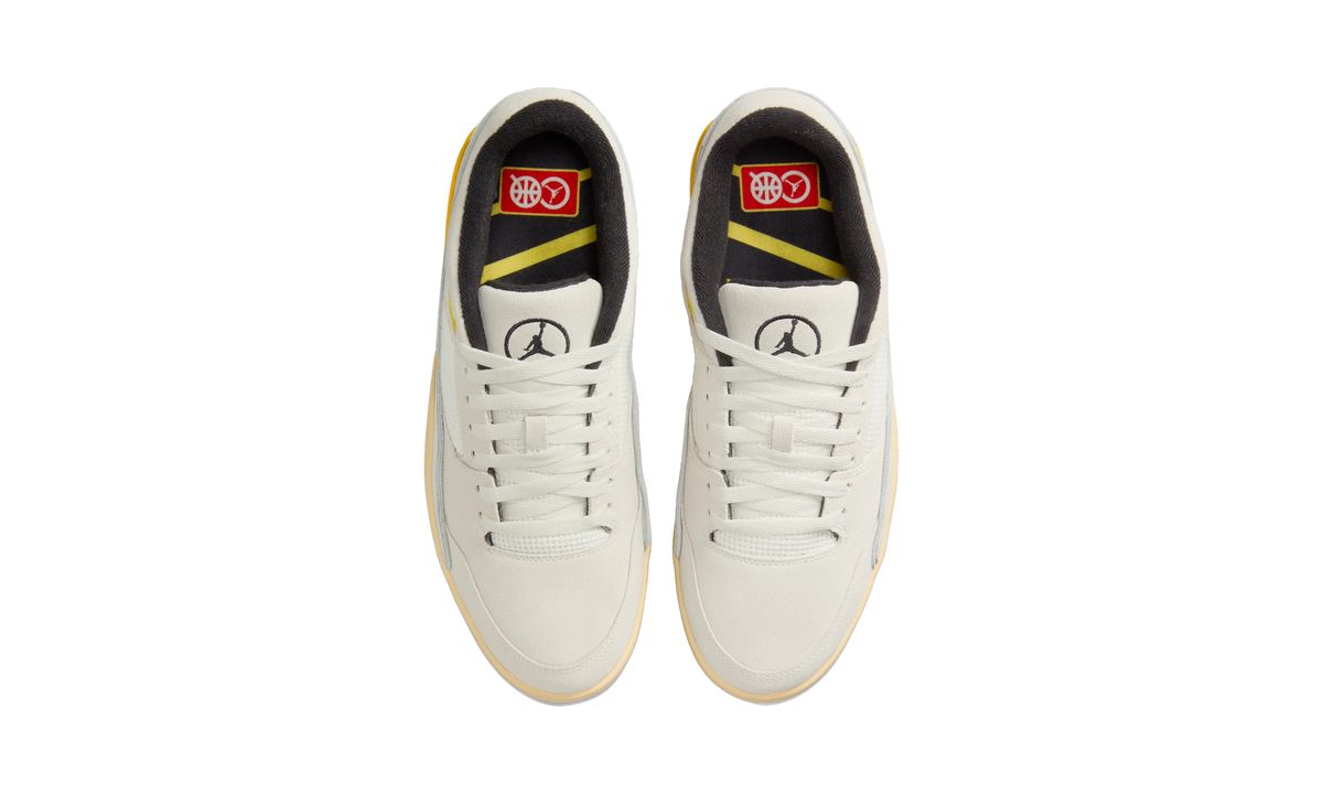 Overkicks - Air Jordan Flight Court Quai 54 Sail Tour Yellow (IB8838-107) - vista superior