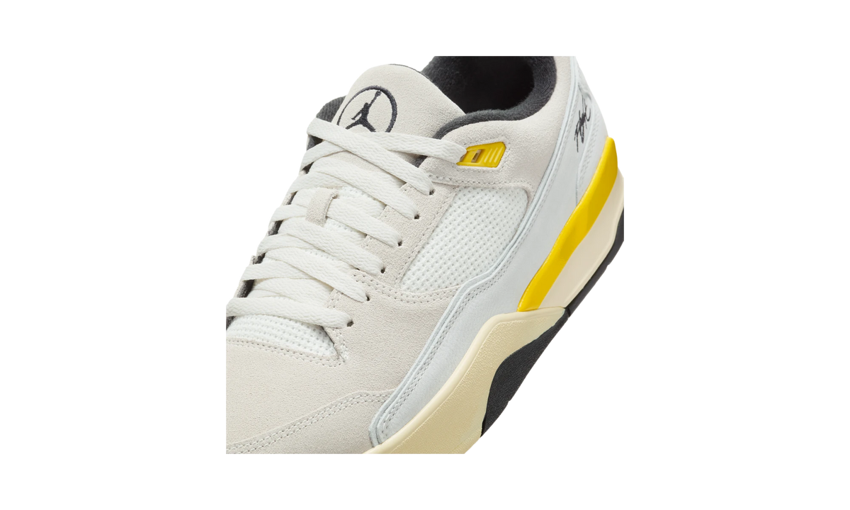 Overkicks - Air Jordan Flight Court Quai 54 Sail Tour Yellow (IB8838-107) - detalle lateral interior