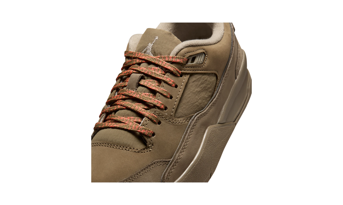 Overkicks - Air Jordan Flight Court SE Brown Kelp Wild Mango (IB4414-300) - detalle lateral interior