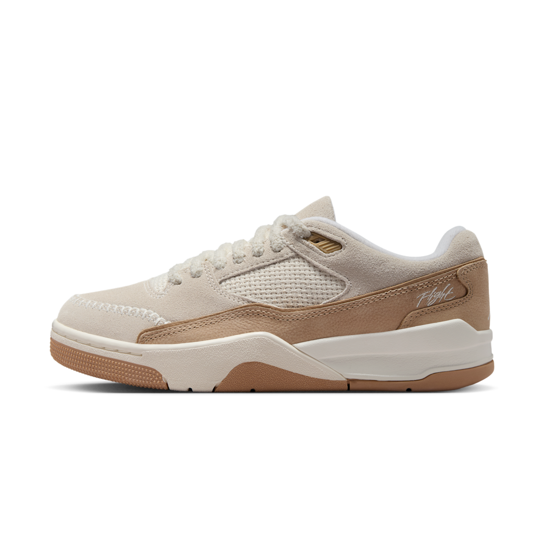 Overkicks - Air Jordan Flight Court SE Light Orewood Brown Sail (IB4414-120) - vista lateral