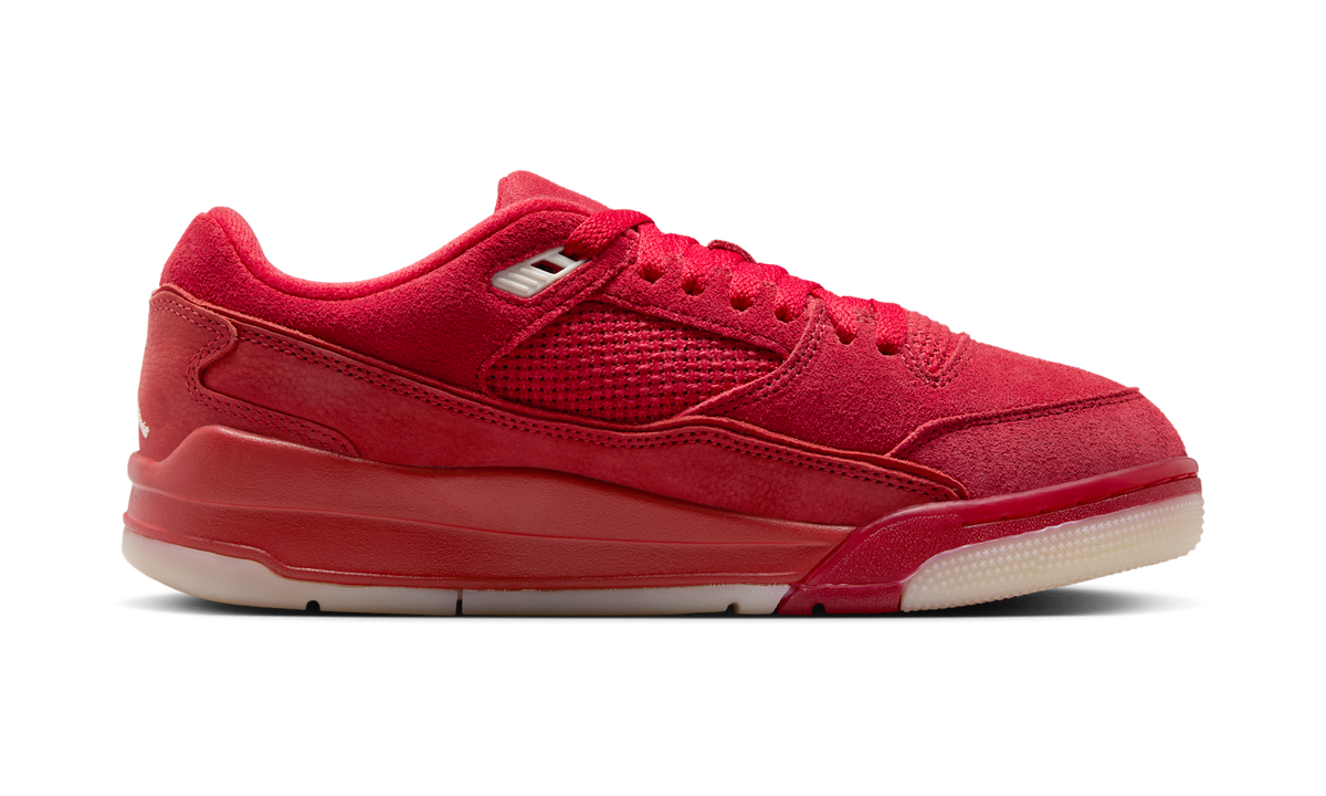 Overkicks - Air Jordan Flight Court Varsity Red Muslin Sail (FZ9854-601) - detalle suela