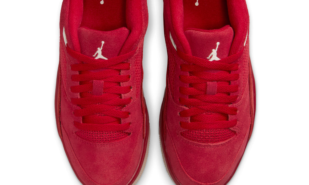Overkicks - Air Jordan Flight Court Varsity Red Muslin Sail (FZ9854-601) - vista superior