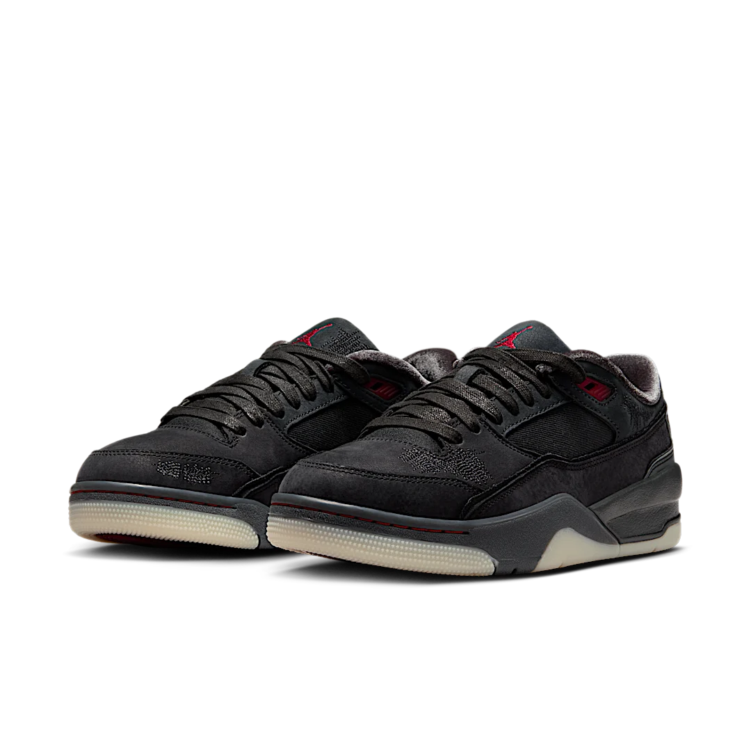 Overkicks - Air Jordan Flight Court Who Decides War Bred (HQ2958-006) - vista trasera