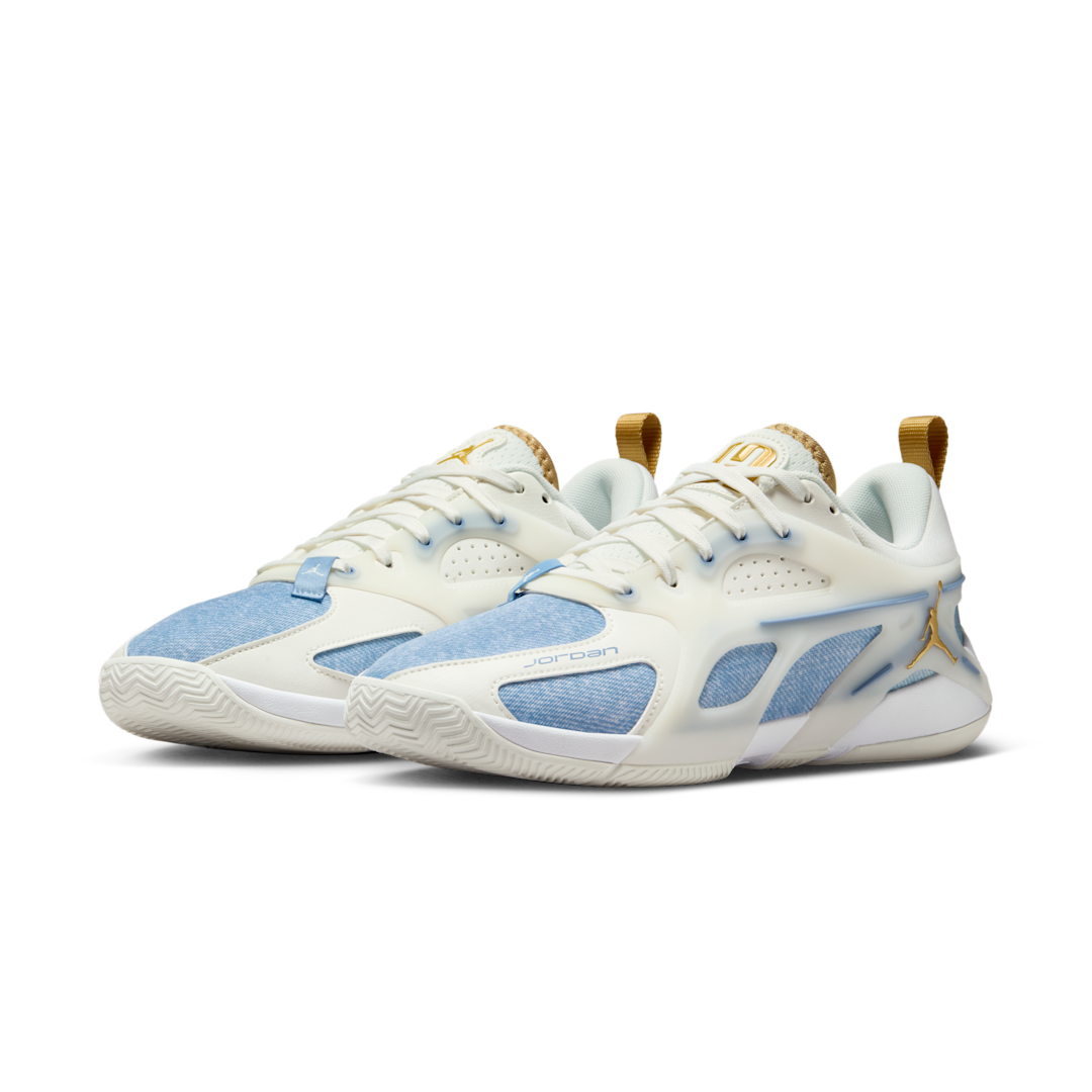 Overkicks - Air Jordan Heir Denim Gold (FZ2471-104) - vista trasera