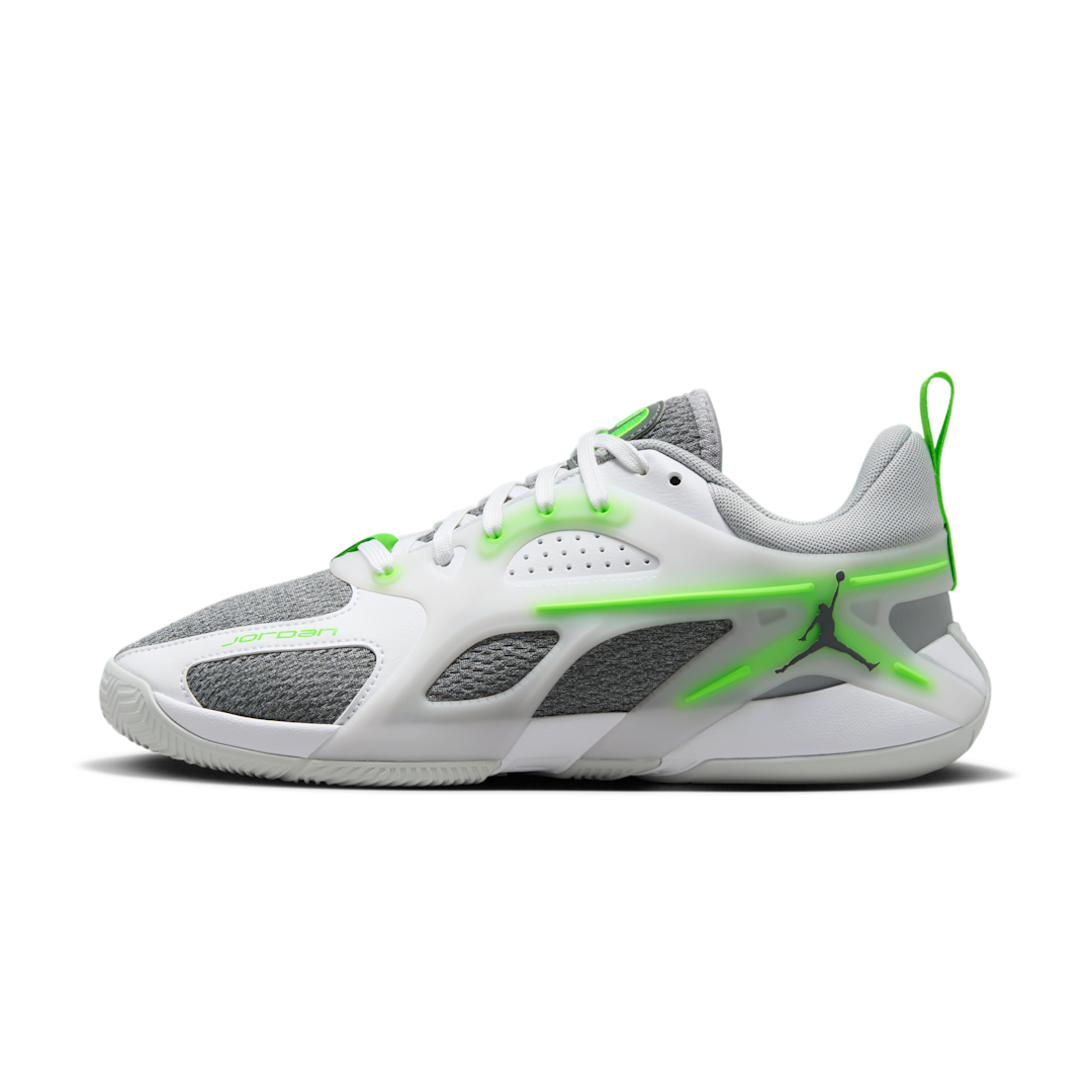 Overkicks - Air Jordan Heir Sail Electric Green (FZ2471-103) - vista lateral