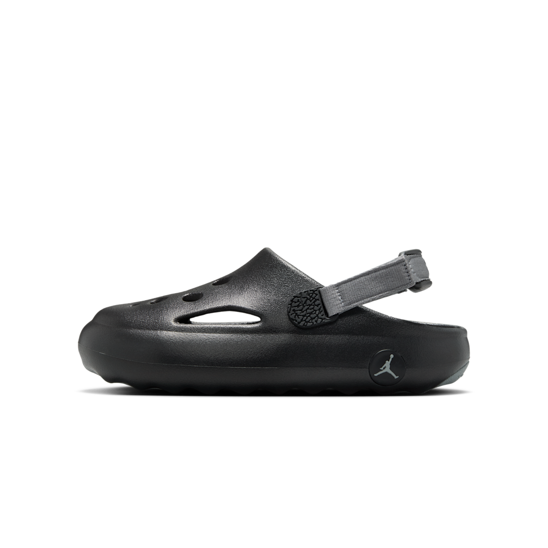 Overkicks - Air Jordan Hydrip Black Smoke Grey (GS) (HF5981-001) - vista lateral