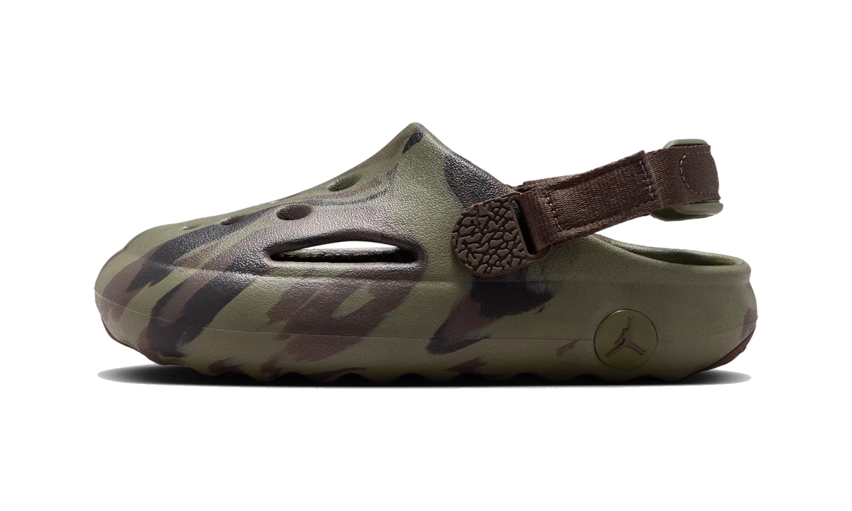 Overkicks - Air Jordan Hydrip Medium Olive Camo (PS) (IM9286-200) - vista lateral
