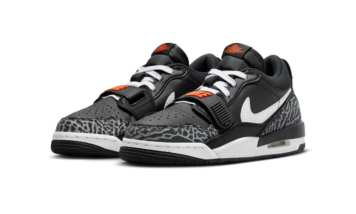 Overkicks - Air Jordan Legacy 312 Low Black White Safety Orange (CD9054-018) - vista trasera