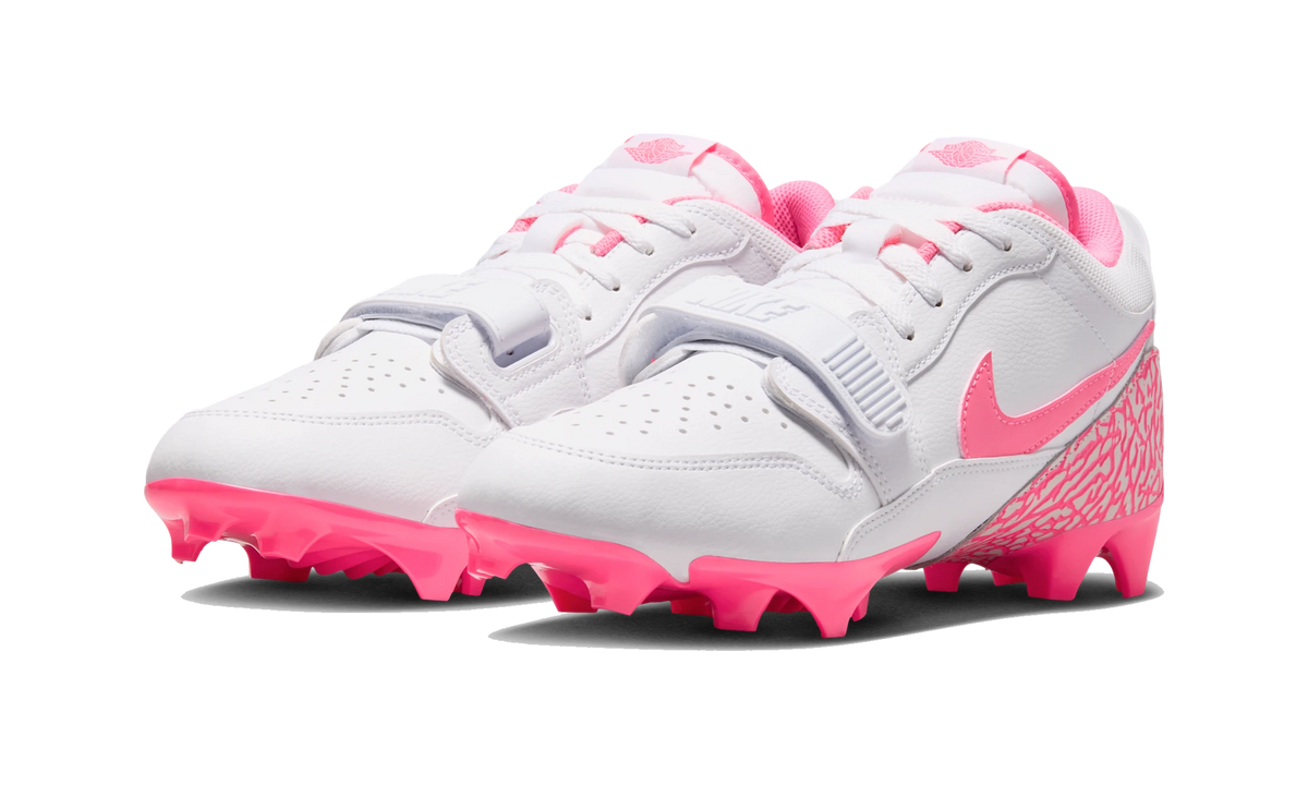 Overkicks - Air Jordan Legacy 312 Low TD Cleat White Digital Pink (IM3100-101) - vista trasera