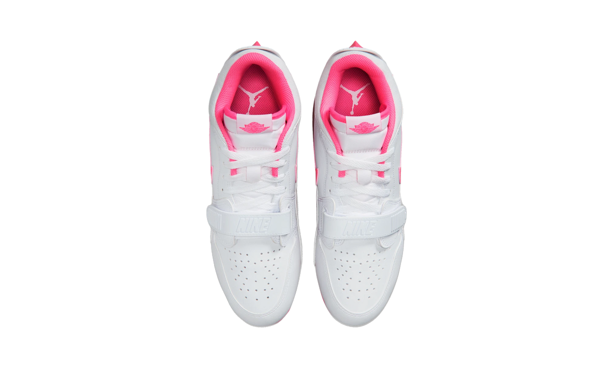 Overkicks - Air Jordan Legacy 312 Low TD Cleat White Digital Pink (IM3100-101) - vista superior