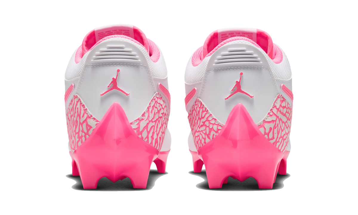 Overkicks - Air Jordan Legacy 312 Low TD Cleat White Digital Pink (IM3100-101) - detalle talón