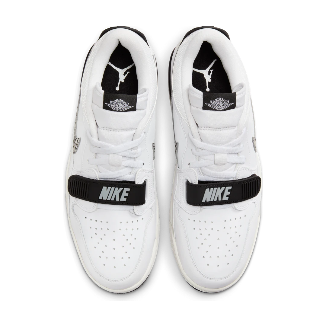Overkicks - Air Jordan Legacy 312 Low White Black Elephant Swoosh (CD7069-110) - par completo