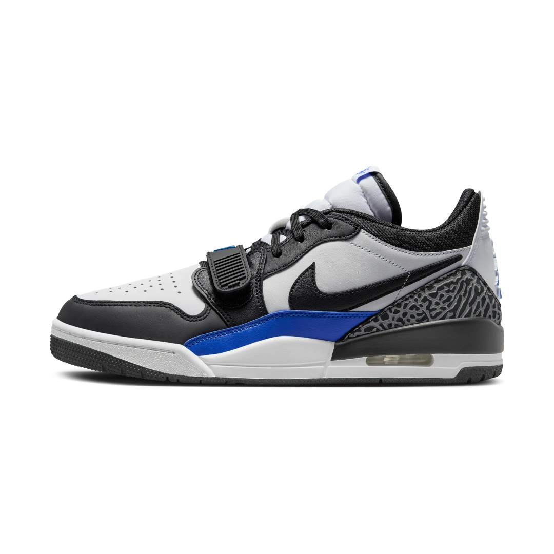 Overkicks - Air Jordan Legacy 312 Low White Game Royal (CD7069-114) - vista lateral