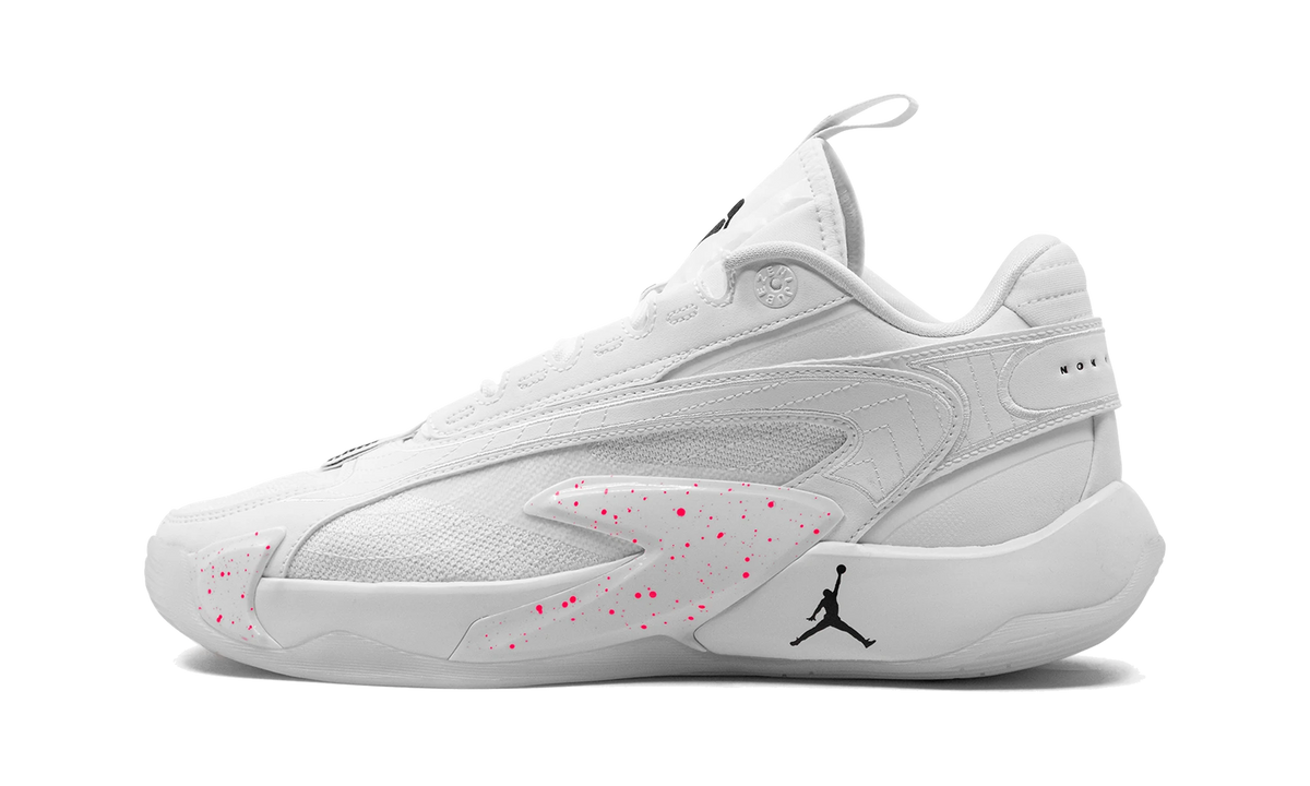 Overkicks - Air Jordan Luka 2 White Hyper Pink (DX8733-106) - vista lateral