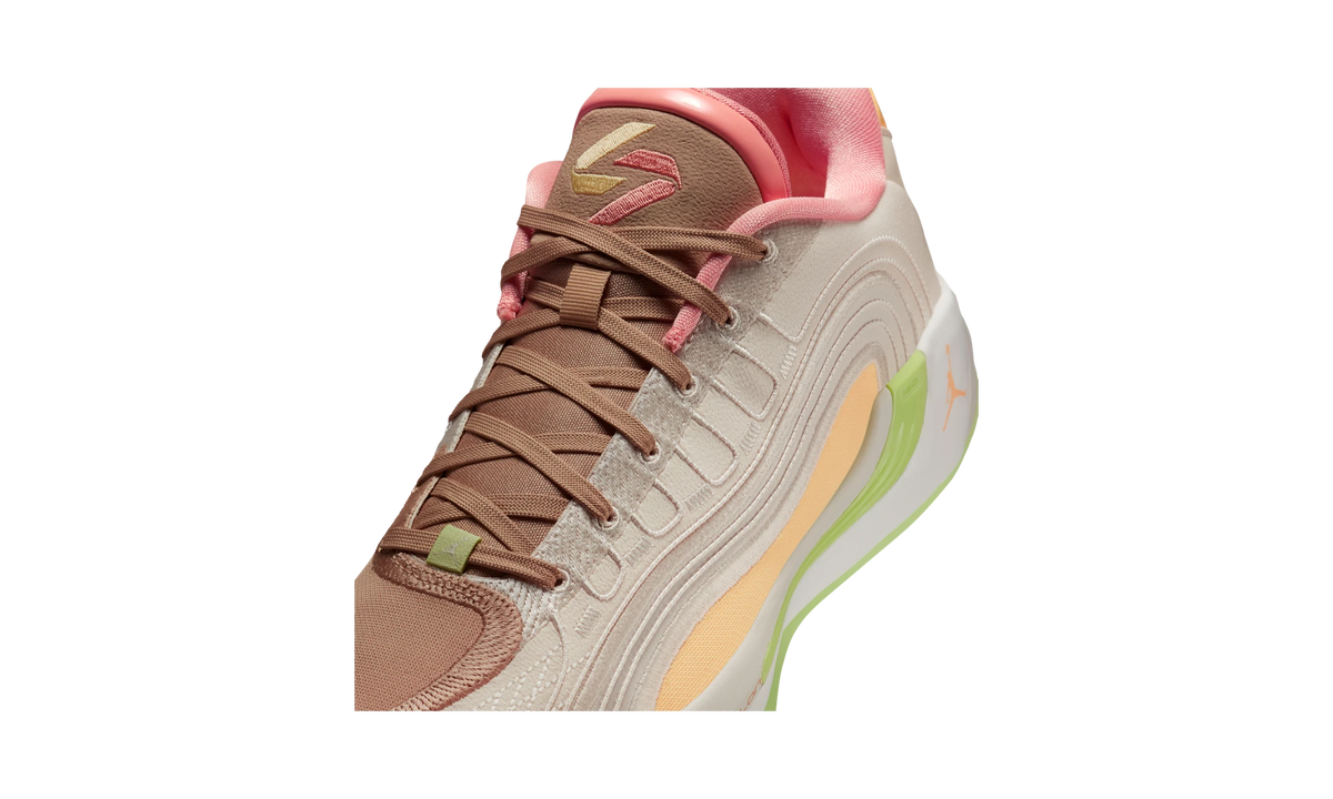 Overkicks - Air Jordan Luka 4 Light Orewood Tangerine Tint (IO0202-100) - detalle lateral interior
