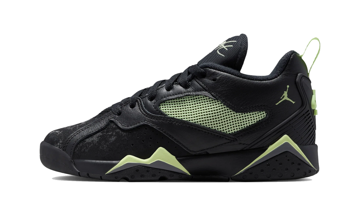 Overkicks - Air Jordan MVP 92 Black Barely Volt (GS) (IM4418-007) - vista lateral