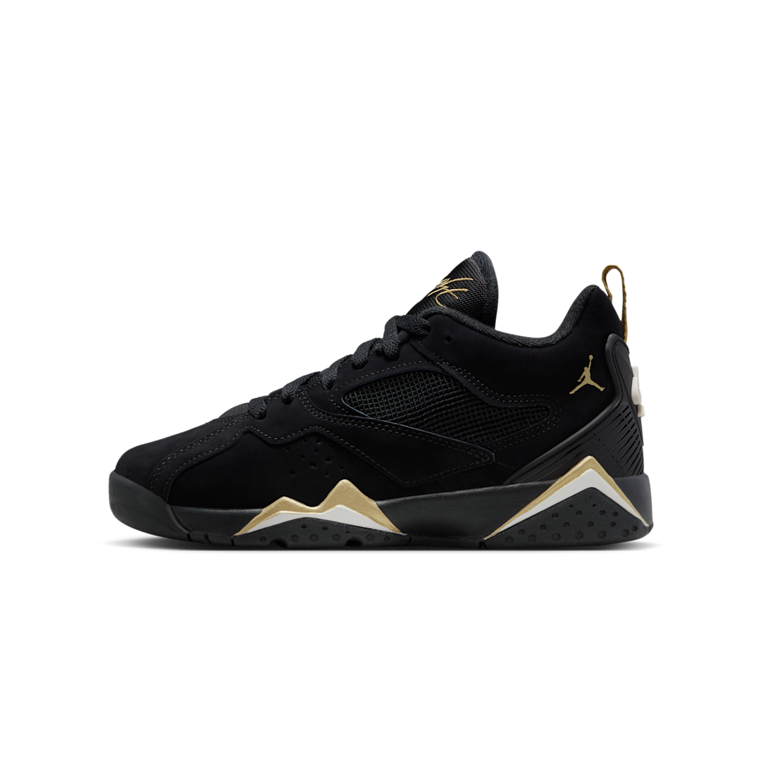 Overkicks - Air Jordan MVP 92 Black Metallic Gold (GS) (HQ4427-007) - vista lateral