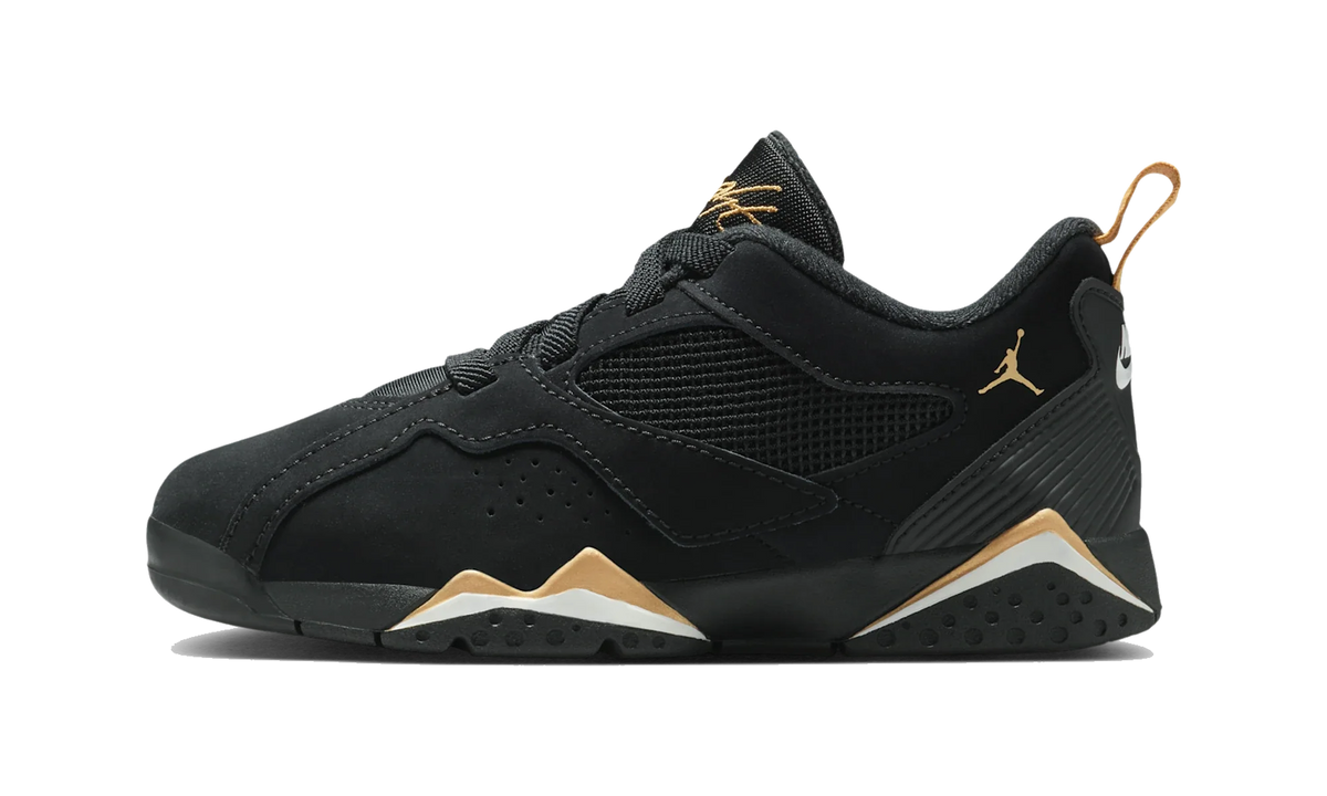 Overkicks - Air Jordan MVP 92 Black Metallic Gold (PS) (HQ4426-007) - vista lateral