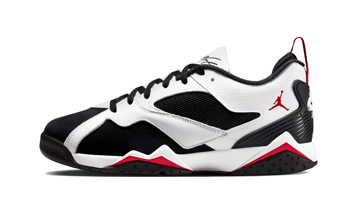 Overkicks - Air Jordan MVP 92 White Black Gym Red (HQ3950-103) - vista lateral
