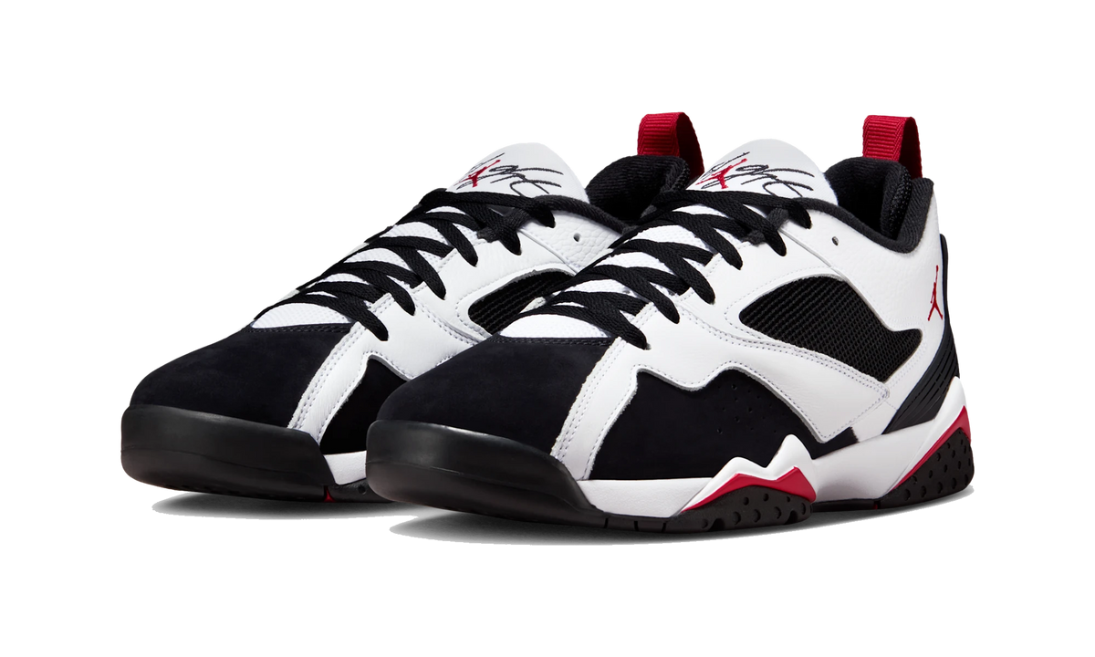 Overkicks - Air Jordan MVP 92 White Black Gym Red (HQ3950-103) - vista trasera