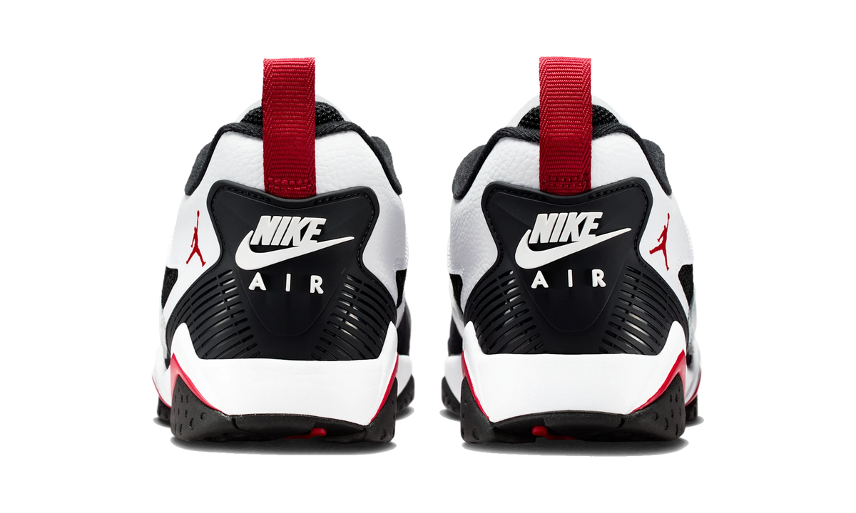 Overkicks - Air Jordan MVP 92 White Black Gym Red (HQ3950-103) - detalle talón