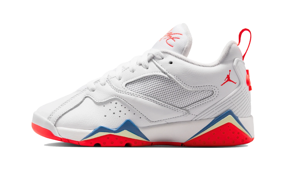 Overkicks - Air Jordan MVP 92 White Game Royal Infrared (GS) (HQ4427-104) - vista lateral