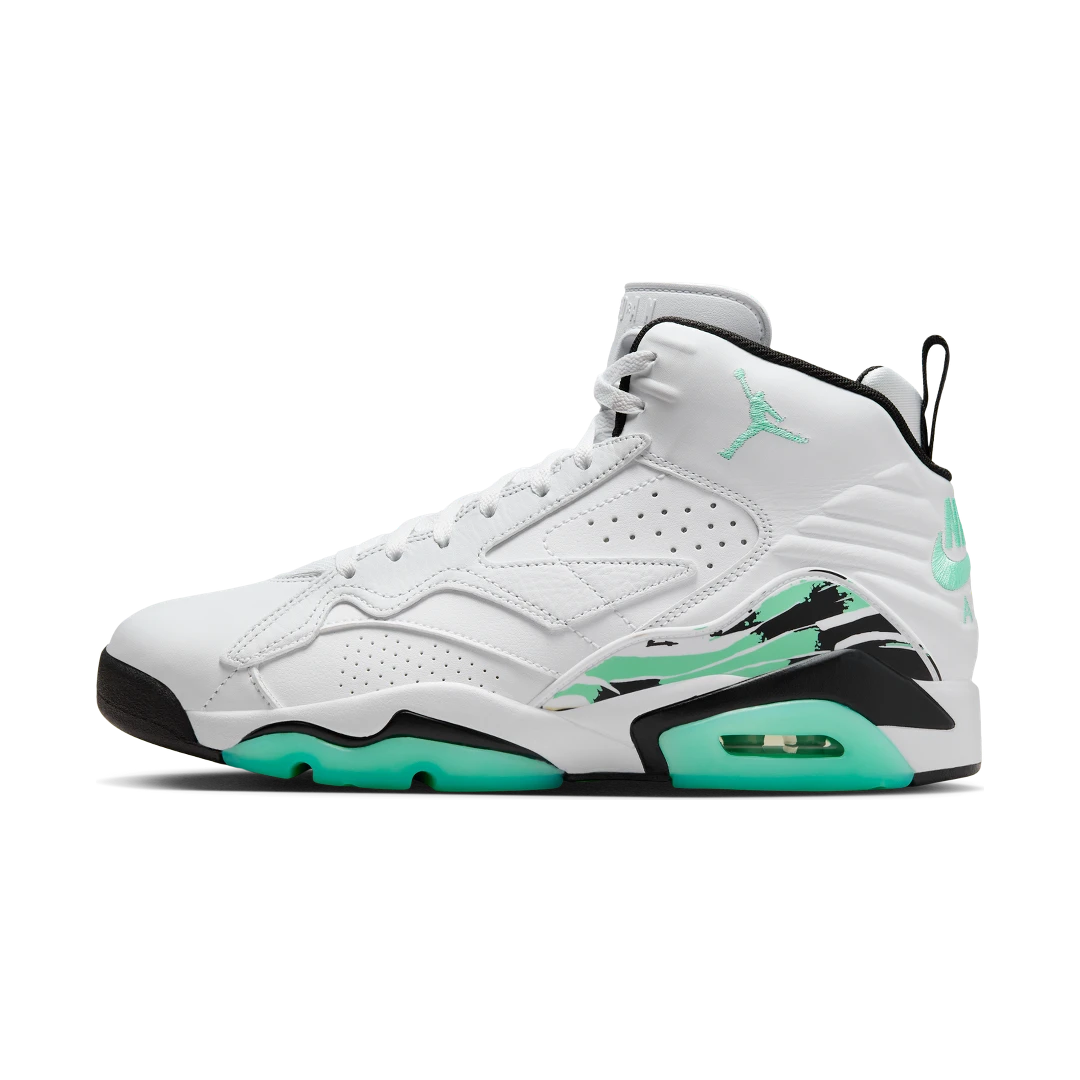 Overkicks - Air Jordan MVP White Green Glow (DZ4475-103) - vista lateral