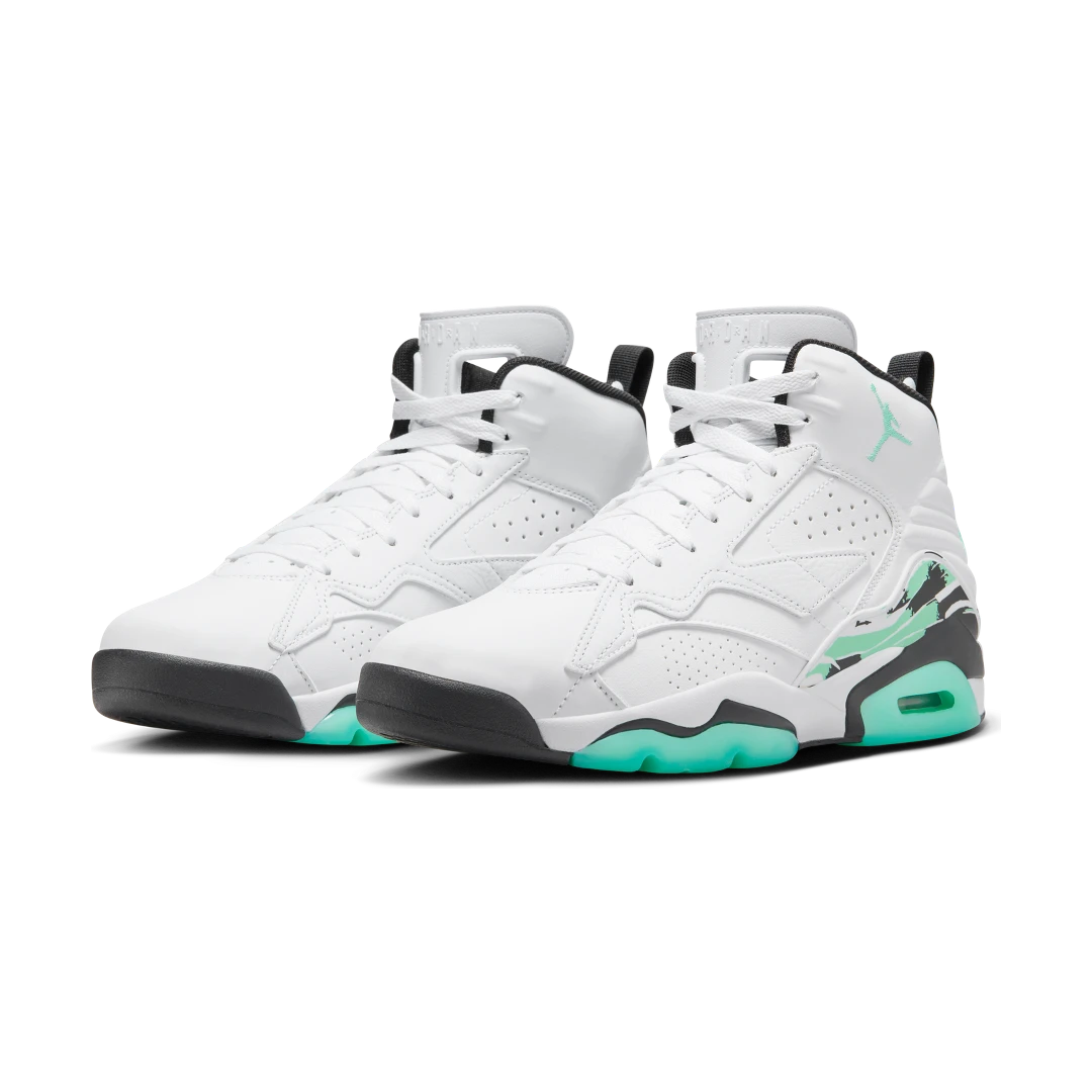 Overkicks - Air Jordan MVP White Green Glow (DZ4475-103) - vista trasera