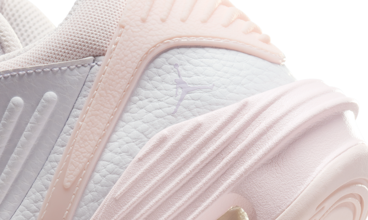Overkicks - Air Jordan Max Aura 5 White Violet Frost Pink Wash (GS) (FD8789-100) - imagen 8