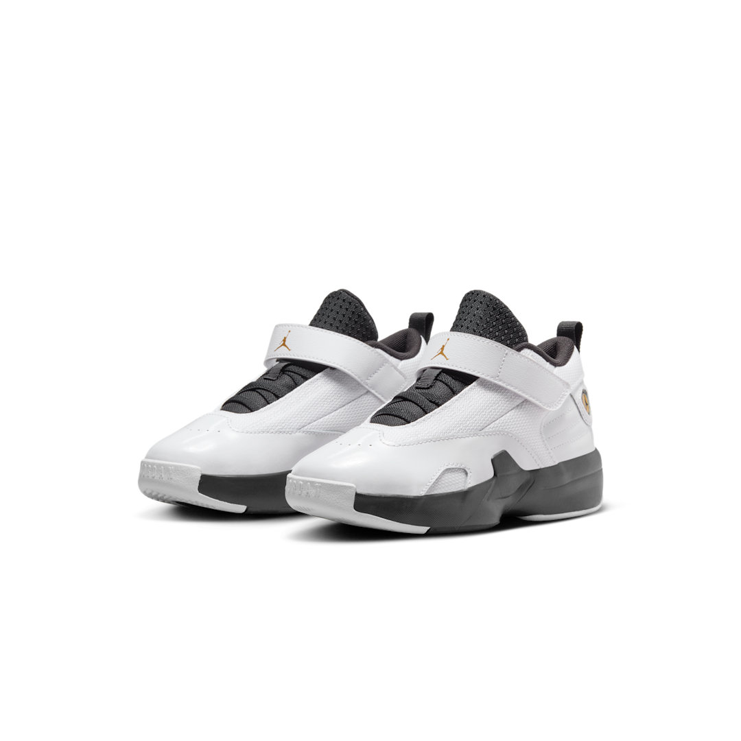 Overkicks - Air Jordan Max Aura 6 White Black Metallic Gold (PS) (FQ8299-101) - imagen 2