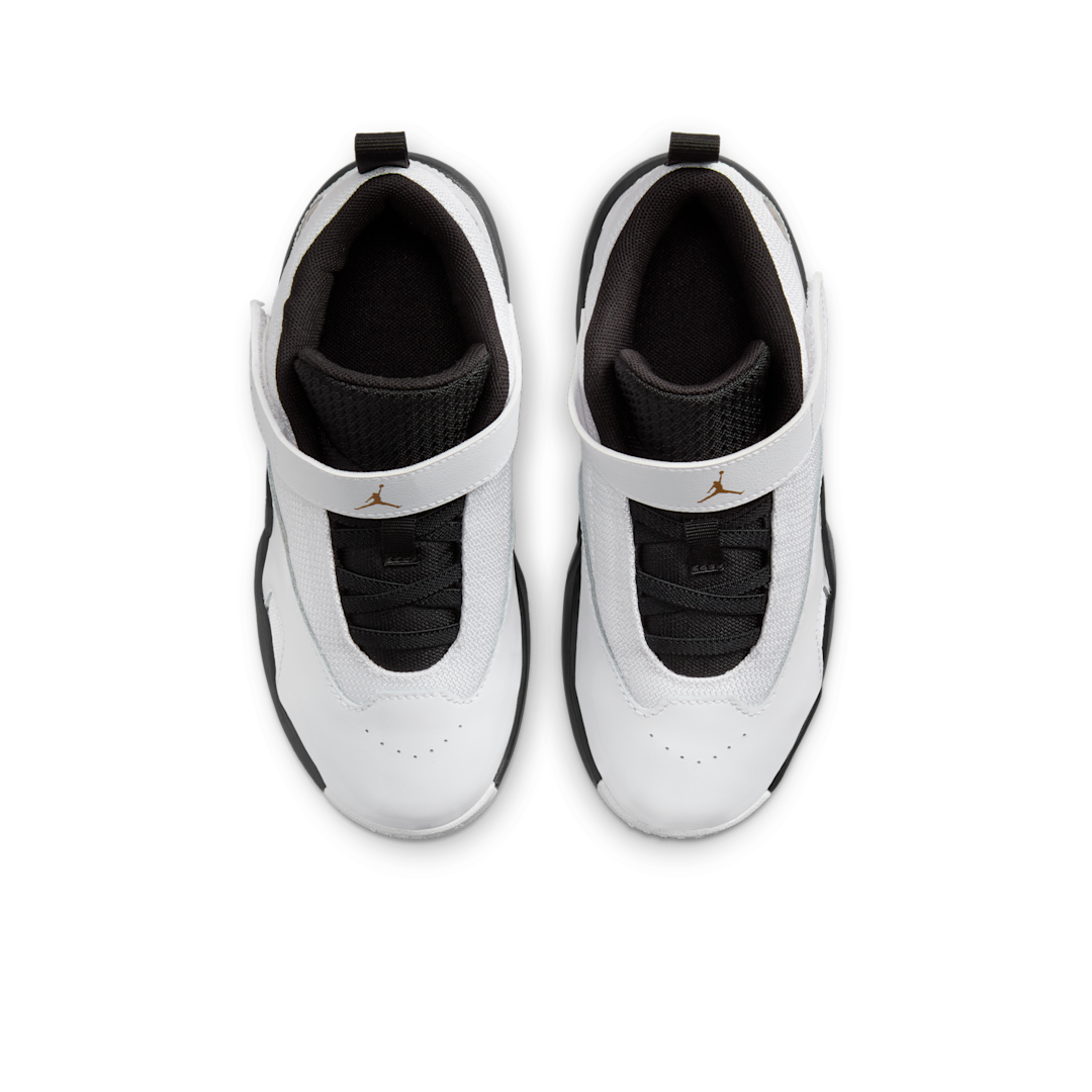 Overkicks - Air Jordan Max Aura 6 White Black Metallic Gold (PS) (FQ8299-101) - imagen 3