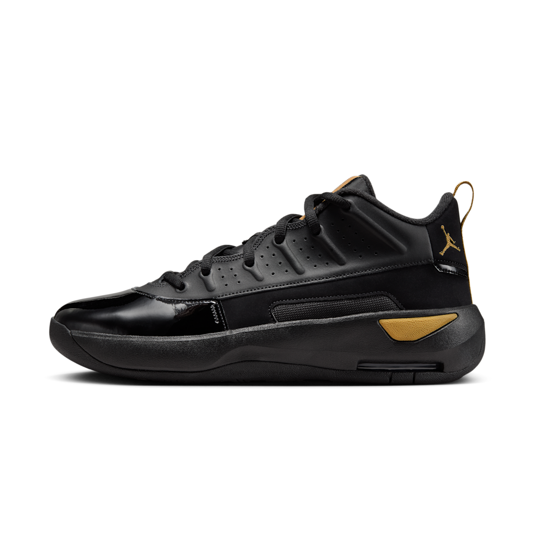 Overkicks - Air Jordan Max Aura 7 Black Metallic Gold (HQ2091-007) - vista lateral