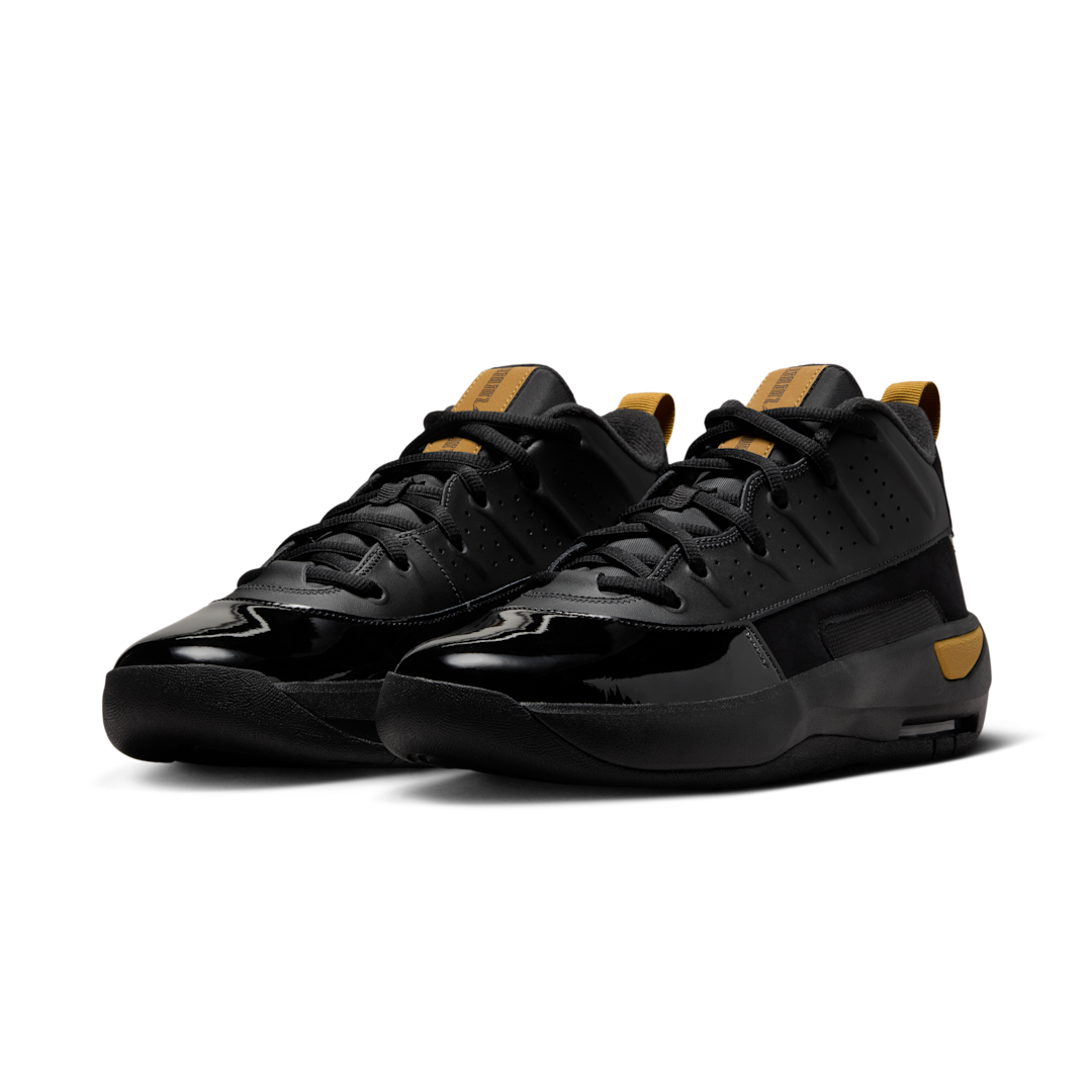 Overkicks - Air Jordan Max Aura 7 Black Metallic Gold (HQ2091-007) - vista trasera
