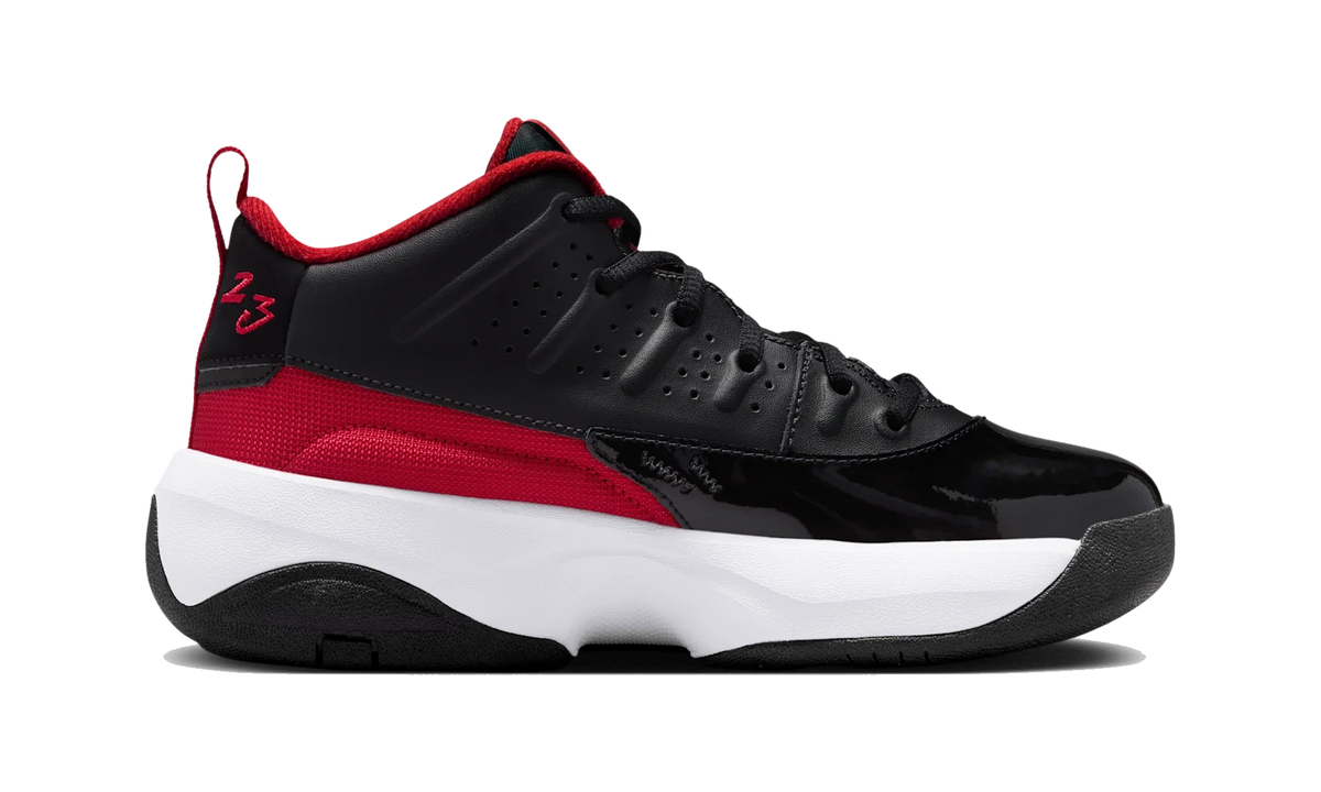 Overkicks - Air Jordan Max Aura 7 Black Varsity Red (GS) (HQ2089-003) - imagen 4