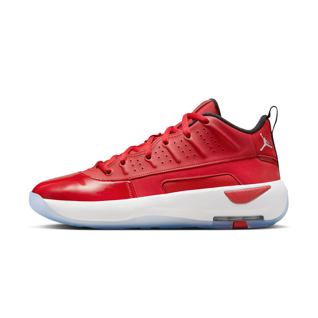 Overkicks - Air Jordan Max Aura 7 Varsity Red White (HQ2091-600) - vista lateral