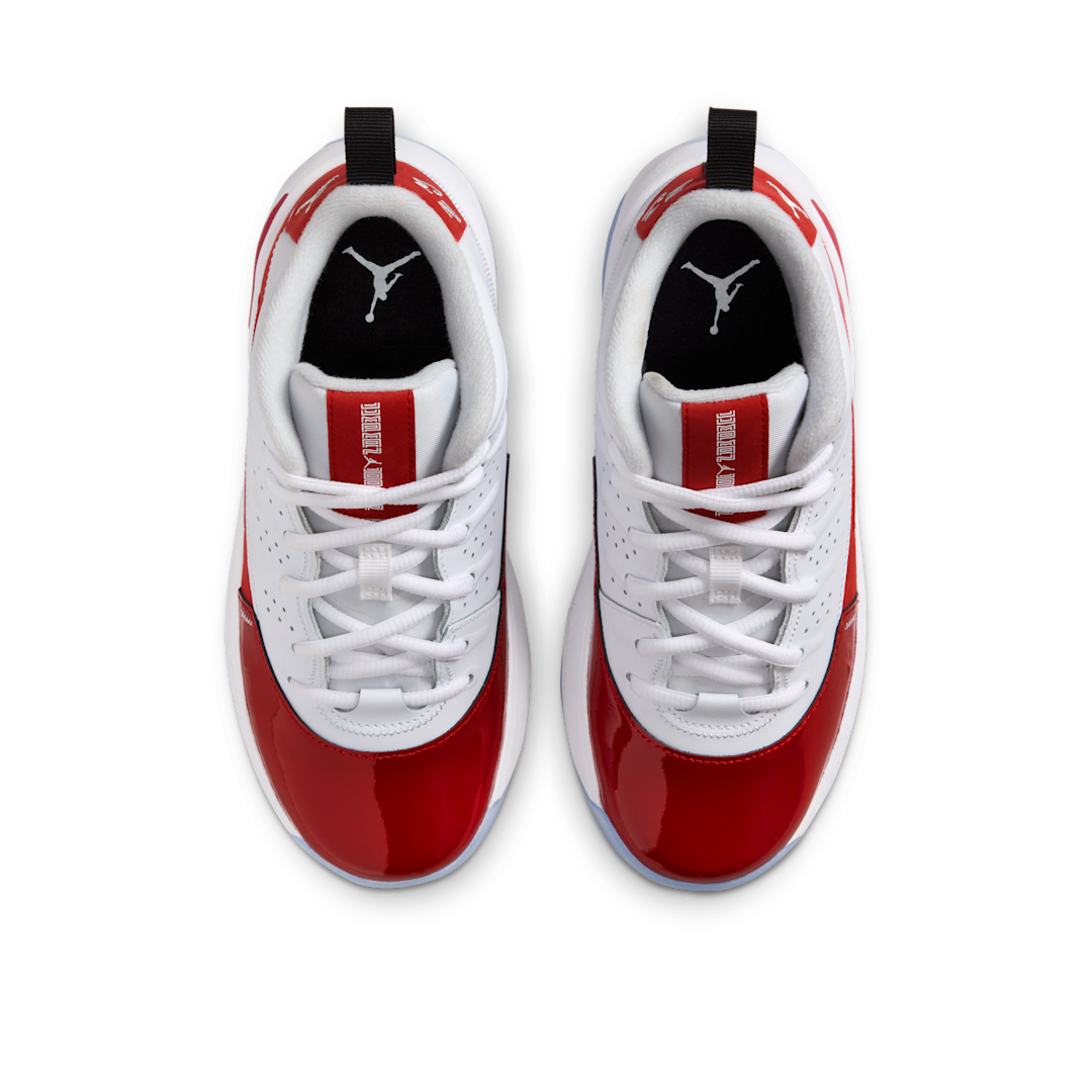 Overkicks - Air Jordan Max Aura 7 White Gym Red Black (GS) (HQ2089-106) - imagen 3