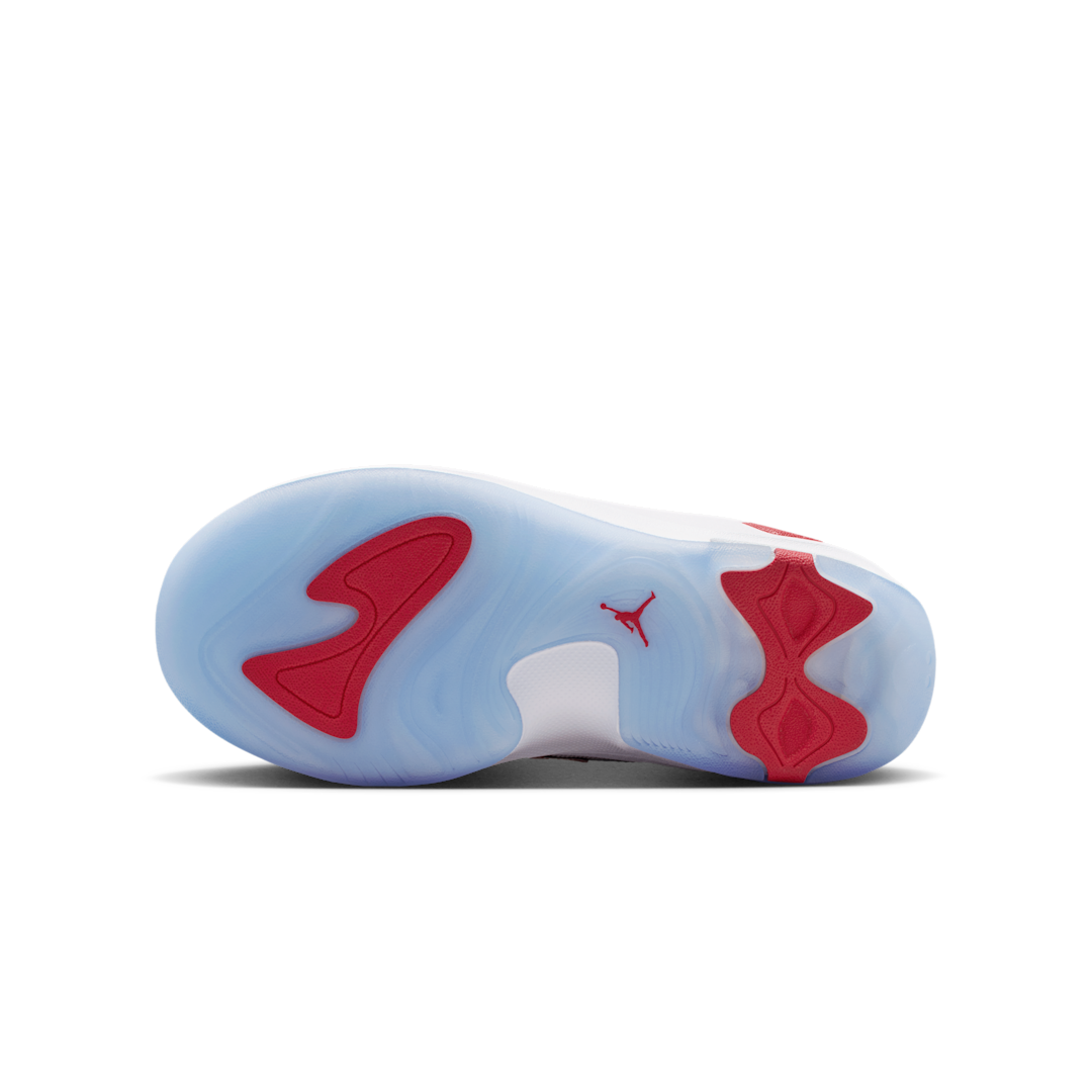 Overkicks - Air Jordan Max Aura 7 White Gym Red Black (GS) (HQ2089-106) - imagen 4