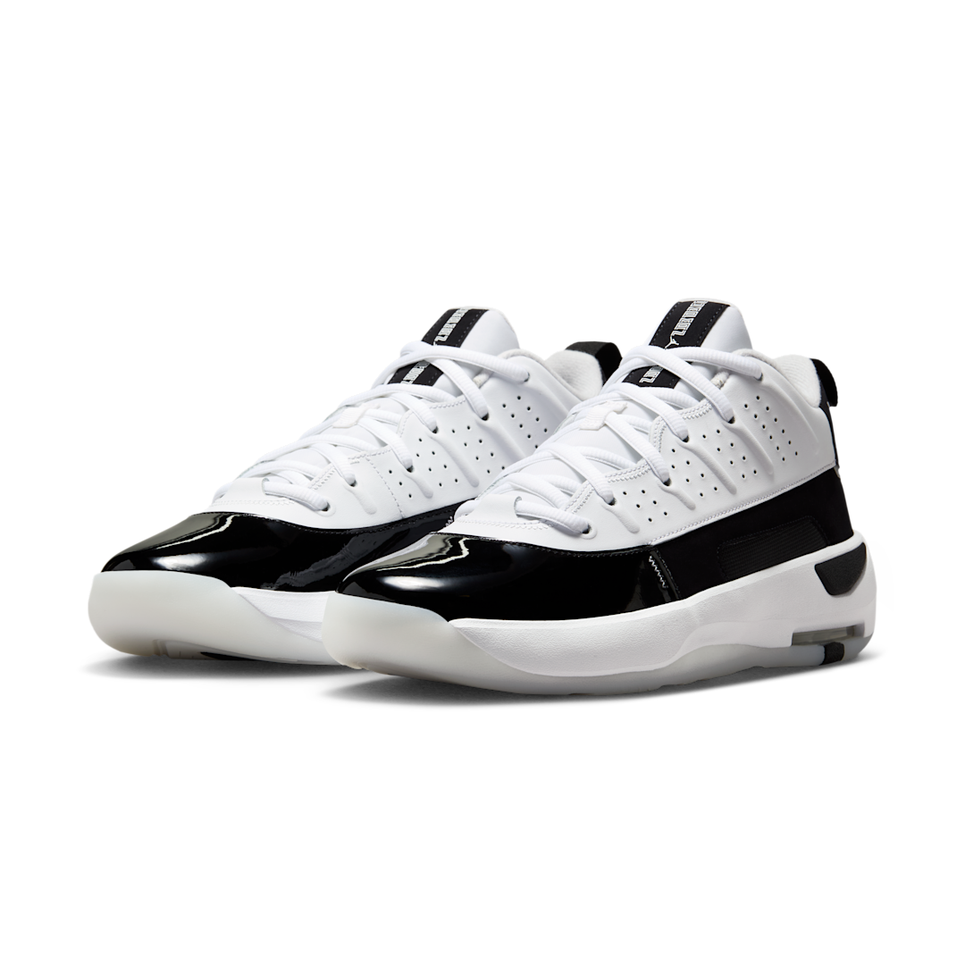 Overkicks - Air Jordan Max Aura 7 White Summit White Black (HQ2091-100) - vista trasera