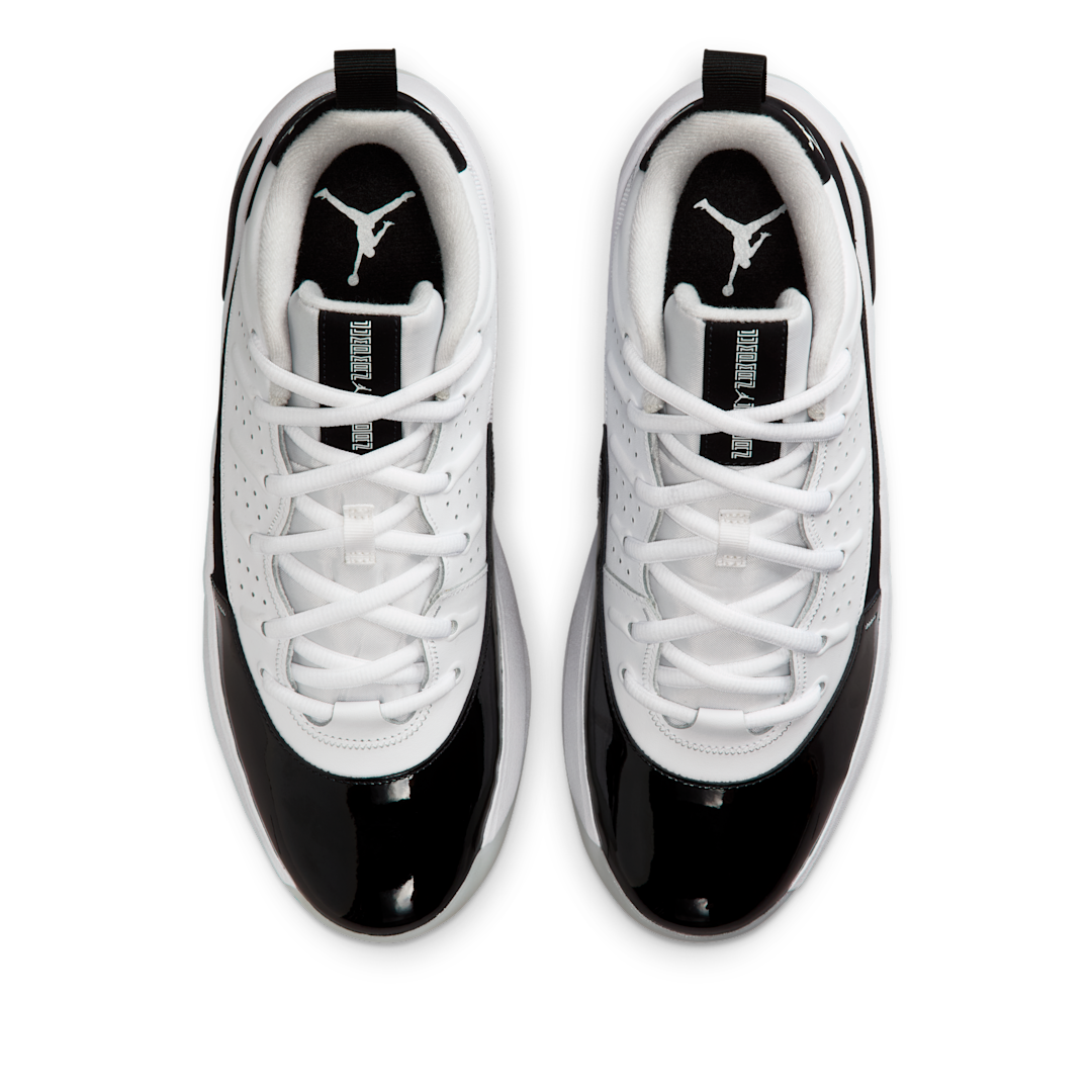Overkicks - Air Jordan Max Aura 7 White Summit White Black (HQ2091-100) - par completo
