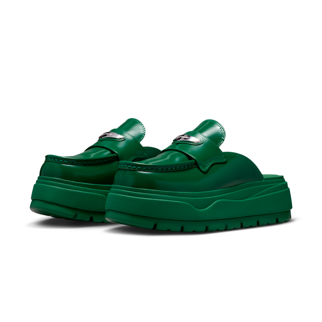 Overkicks - Air Jordan Mule Malachite Metallic Silver (HJ4292-300) - vista trasera